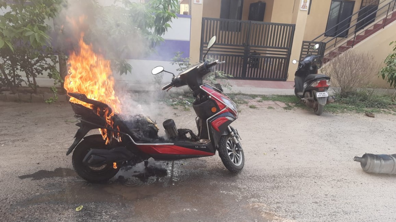 Electric Scooter Fire