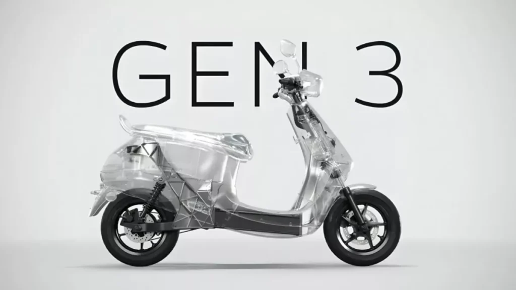 ओला Gen 3 इलेक्ट्रिक स्कूटर