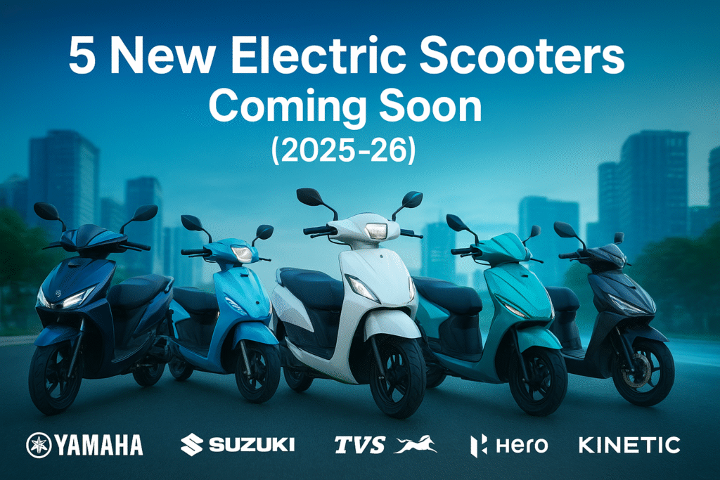 Yamaha और Suzuki समेत ये 5 इलेक्ट्रिक स्कूटर जल्द होंगे लॉन्च — जानिए कब, कितने में और क्या फीचर्स! 5 Yamaha और Suzuki